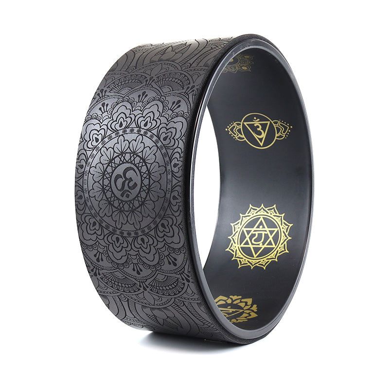 Rubber Padding Yoga Wheel