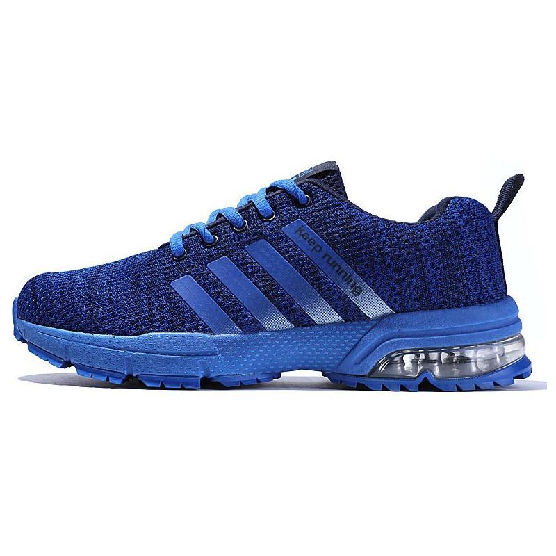 Large Size Fly Woven Running Air Cushion Sneakers Men's Summer