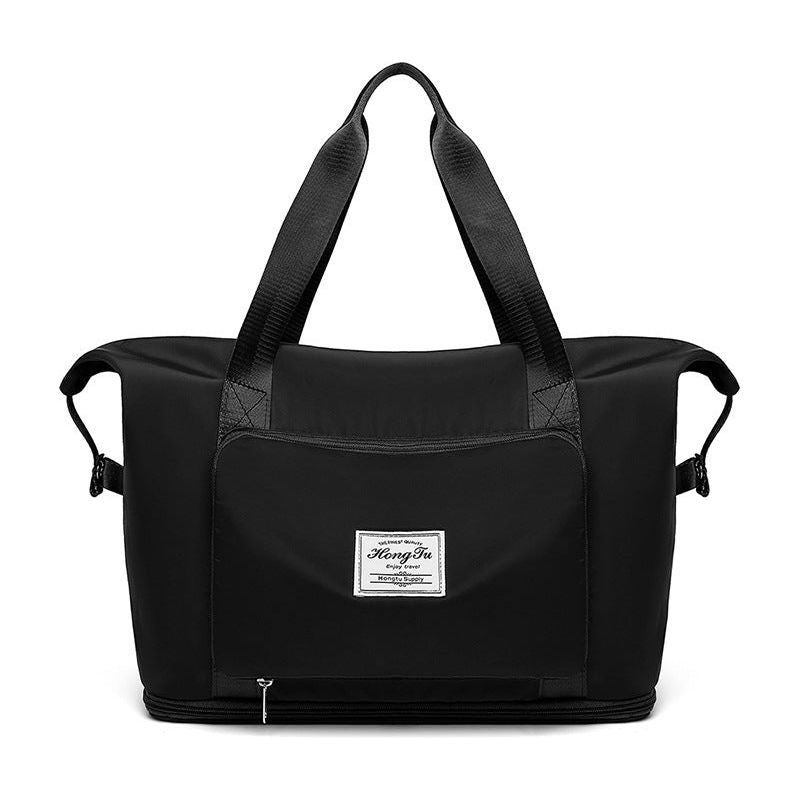 Foldable Large Capacity, Shoulder Gym Bags, Training Travel Handle, Yoga Sport Crossbody Tote Bag Women