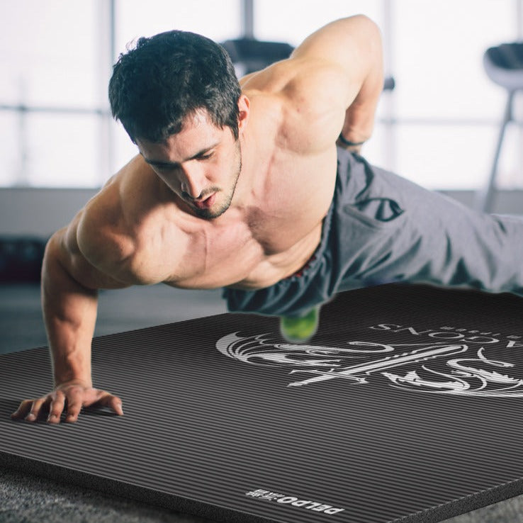 Black Fitness Yoga Mat