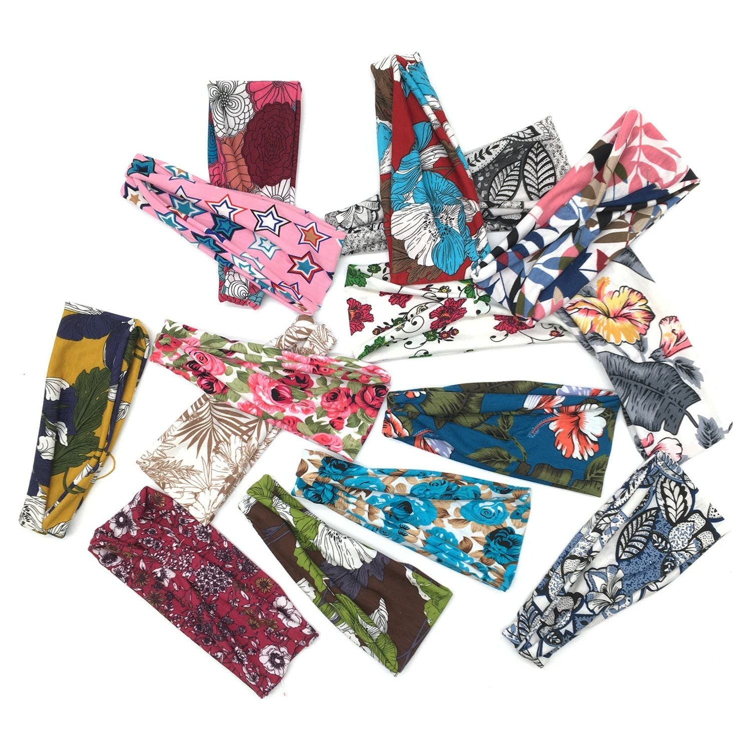 Printed sports headband yoga headband