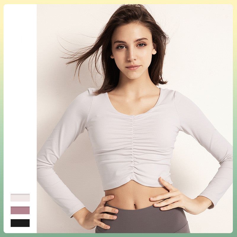 Sports Yoga Belly Button Workout Clothes
