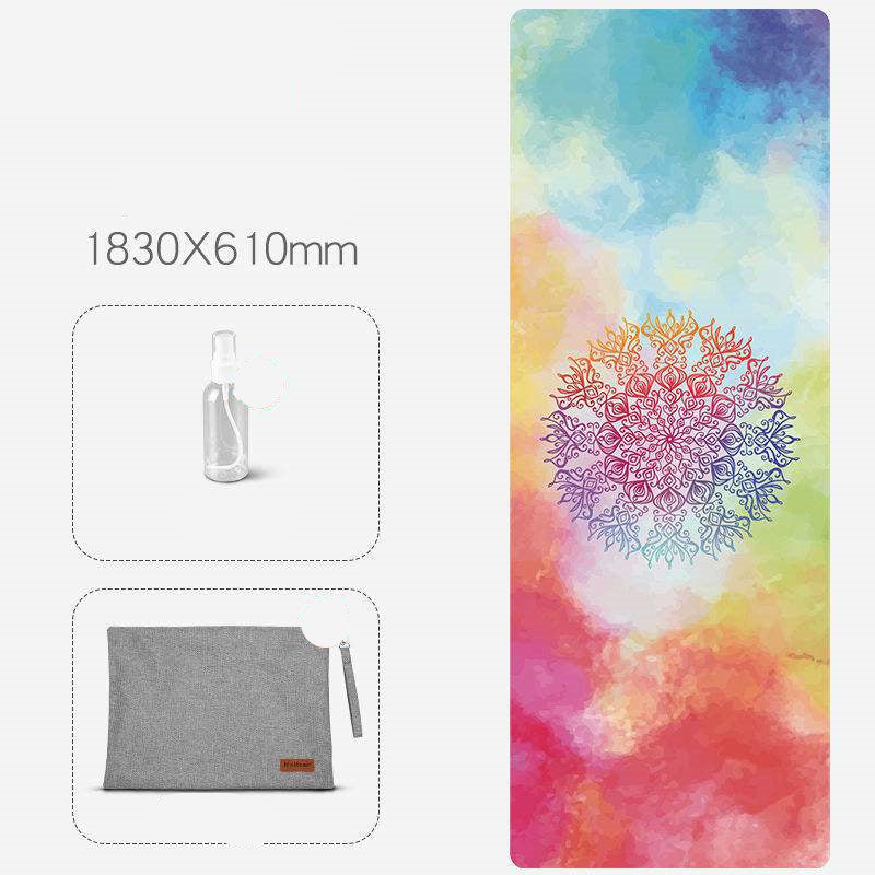 Multiple Design Anti-Skid Yoga Mat With Accessories (1, 1.2, 2.5)mm