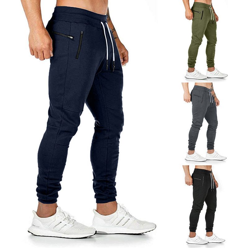 Solid Color Drawstring Track Pants