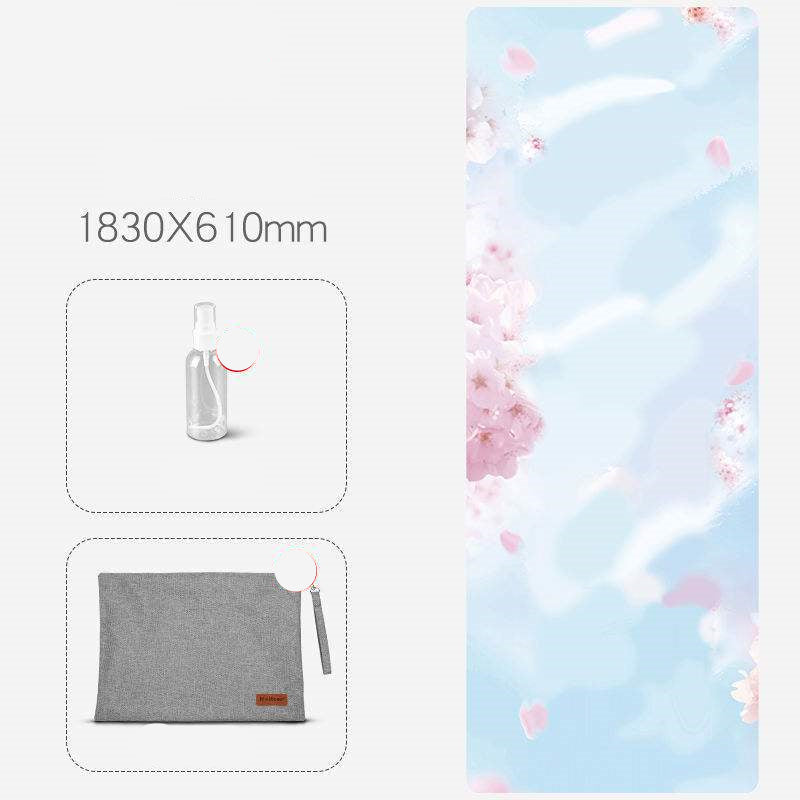 Multiple Design Anti-Skid Yoga Mat With Accessories (1, 1.2, 2.5)mm