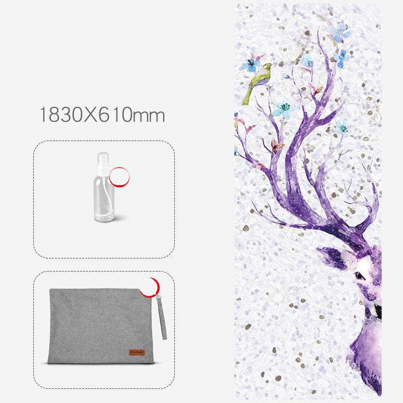 Multiple Design Anti-Skid Yoga Mat With Accessories (1, 1.2, 2.5)mm