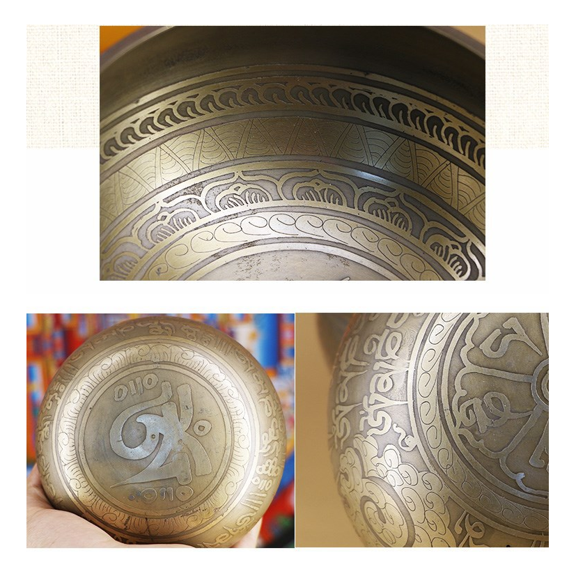 Handmade Buddha Sound Yoga Meditation Bowl