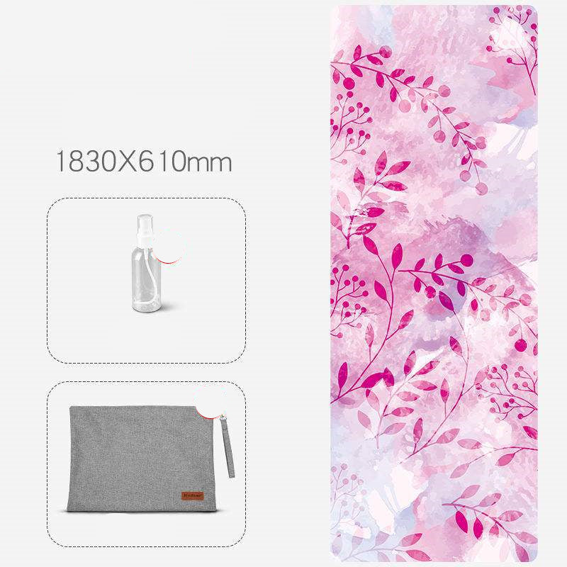 Multiple Design Anti-Skid Yoga Mat With Accessories (1, 1.2, 2.5)mm