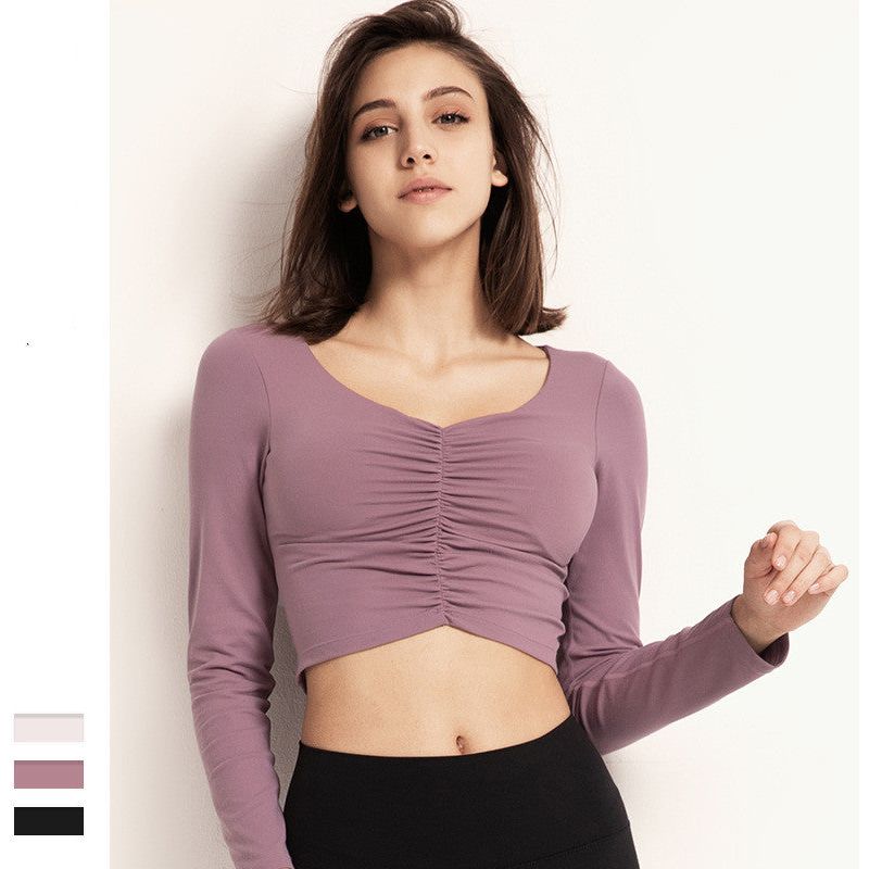 Sports Yoga Belly Button Workout Clothes