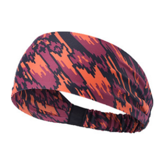 Fitness Sports Headband Yoga Headband Elastic Sports Headband Printed Bouquet Headband