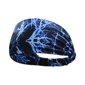 Fitness Sports Headband Yoga Headband Elastic Sports Headband Printed Bouquet Headband