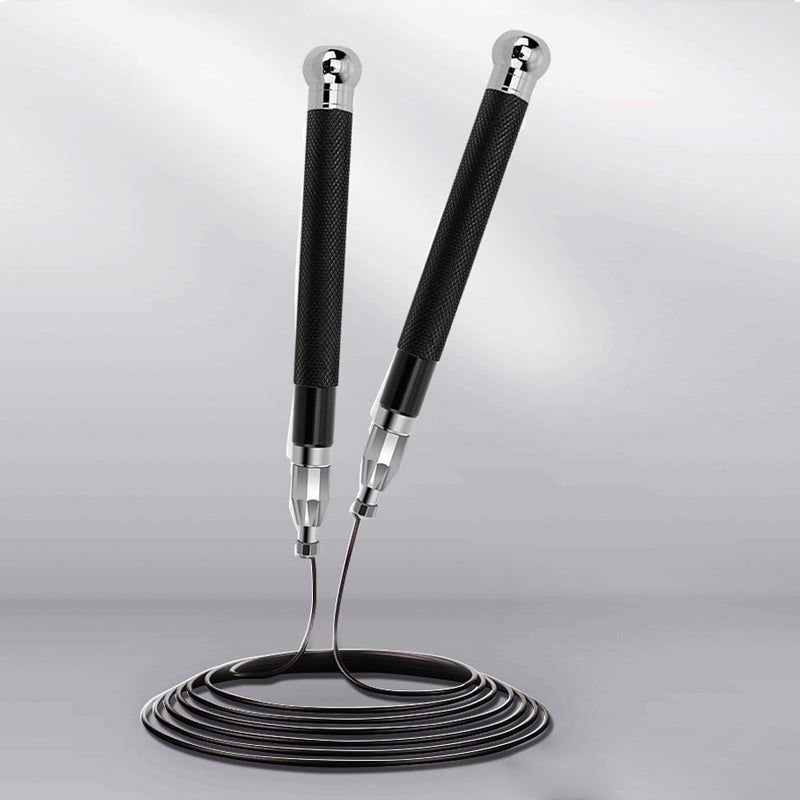 Aluminum Handle Steel Wire Skipping Weight Self-Locking Double-Bearing Skipping Rope