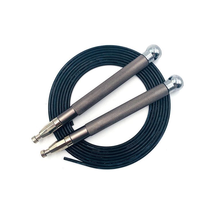 Aluminum Handle Steel Wire Skipping Weight Self-Locking Double-Bearing Skipping Rope