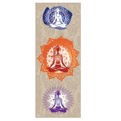 Superfine Fiber Printed Yoga Mat 1mm