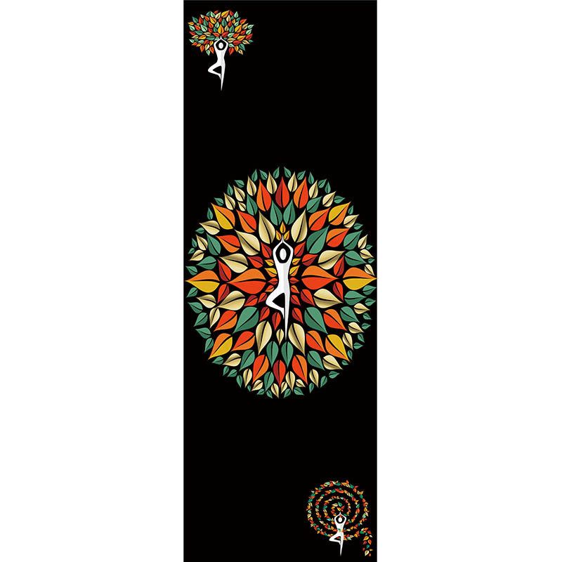 Superfine Fiber Printed Yoga Mat 1mm