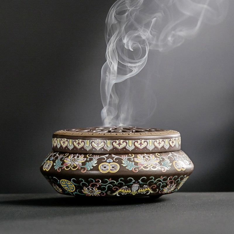 Multiple Design Ceramic Incense Burner Pots