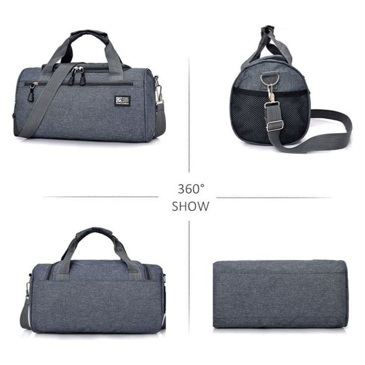 Sports Bag Cylinder Swimming Gym Carry Bag