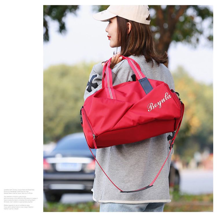 Sports Gym Bag Women's Wet And Dry Shoes