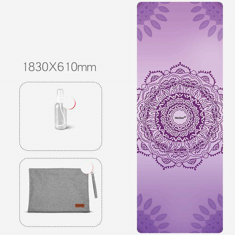 Multiple Design Anti-Skid Yoga Mat With Accessories (1, 1.2, 2.5)mm