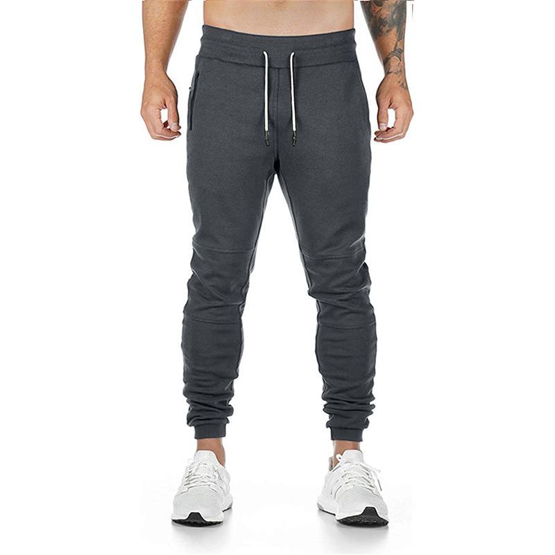 Solid Color Drawstring Track Pants