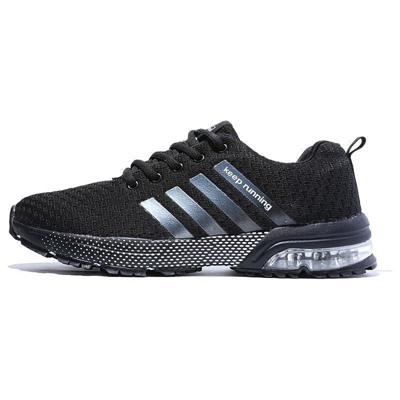 Large Size Fly Woven Running Air Cushion Sneakers Men's Summer