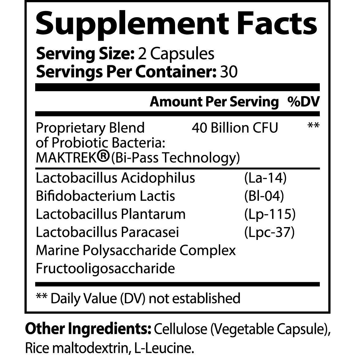 Fitness-Kingz® Probiotic 40 Billion with Prebiotics - Wholesale
