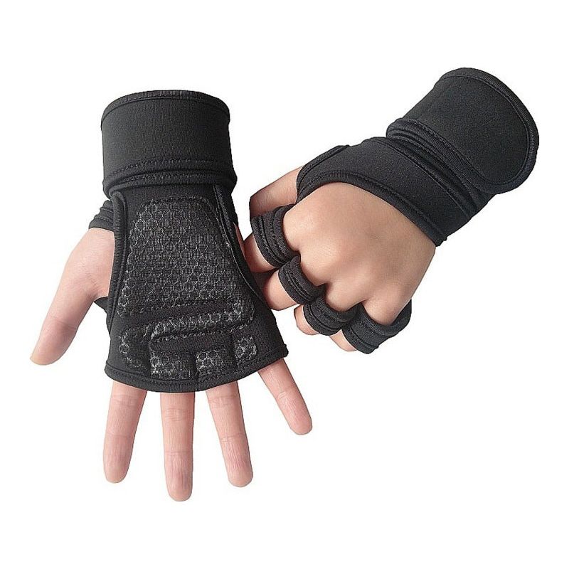 Fitness Weightlifting Anti-Skid Half Finger Gym Gloves