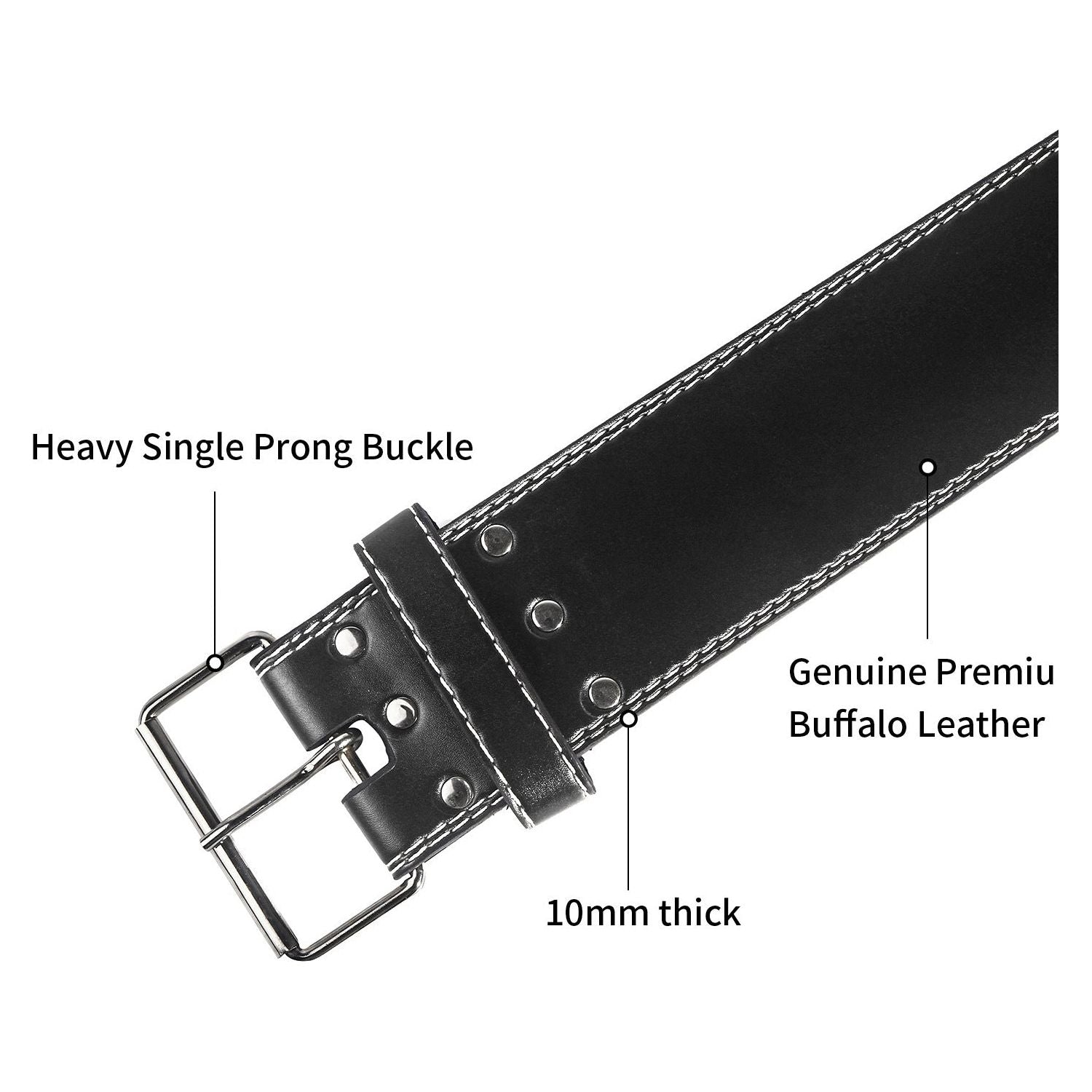 Genuine Premium Leather Squats Weightlifting Belt