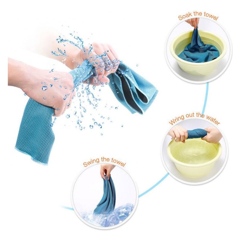 Yoga Fitness Microfiber Ice Cold Towel