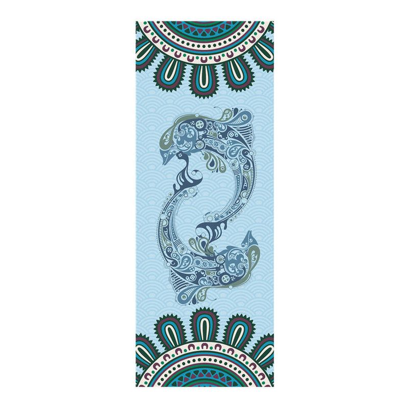 PU Rubber Suede Yoga Mat 1.5mm