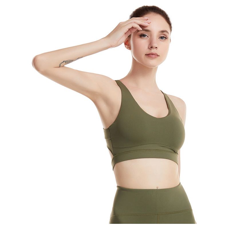 Beauty back shockproof sports bra