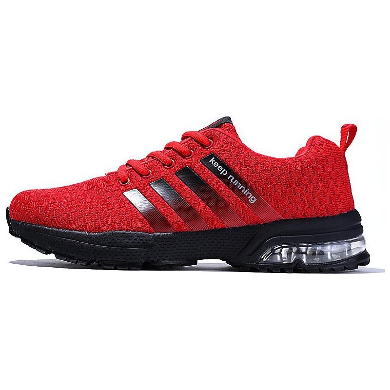 Large Size Fly Woven Running Air Cushion Sneakers Men's Summer