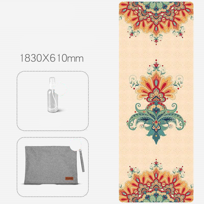 Multiple Design Anti-Skid Yoga Mat With Accessories (1, 1.2, 2.5)mm