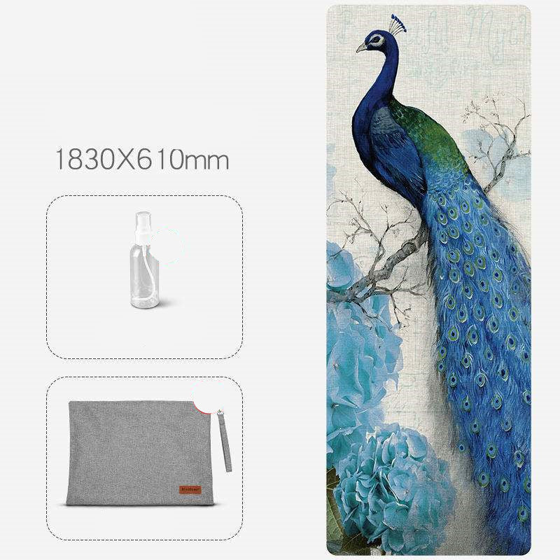 Multiple Design Anti-Skid Yoga Mat With Accessories (1, 1.2, 2.5)mm