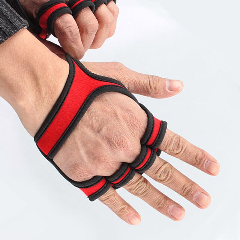 Fitness Weightlifting Anti-Skid Half Finger Gym Gloves