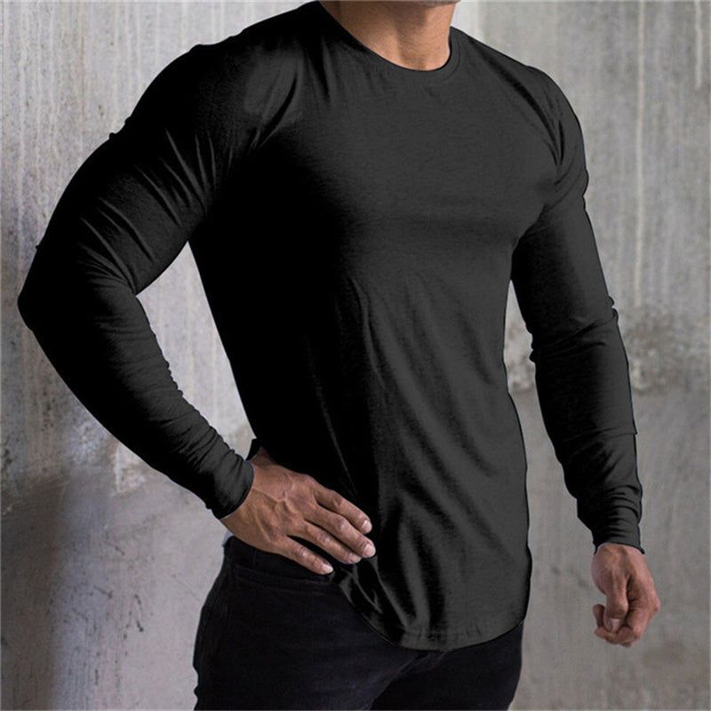 Quick Dry Long Sleeve Gym Fitness T Shirt