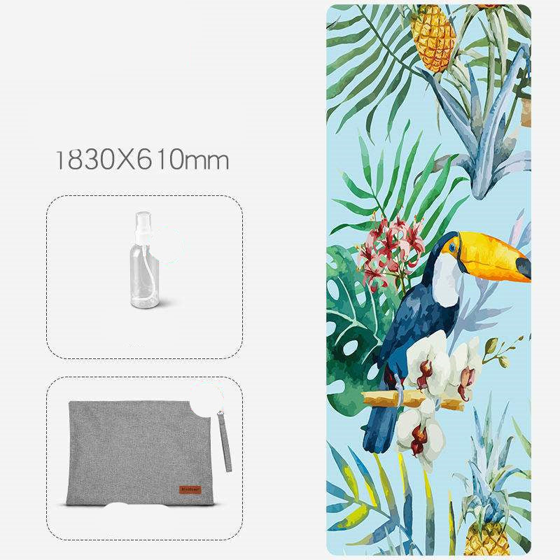 Multiple Design Anti-Skid Yoga Mat With Accessories (1, 1.2, 2.5)mm
