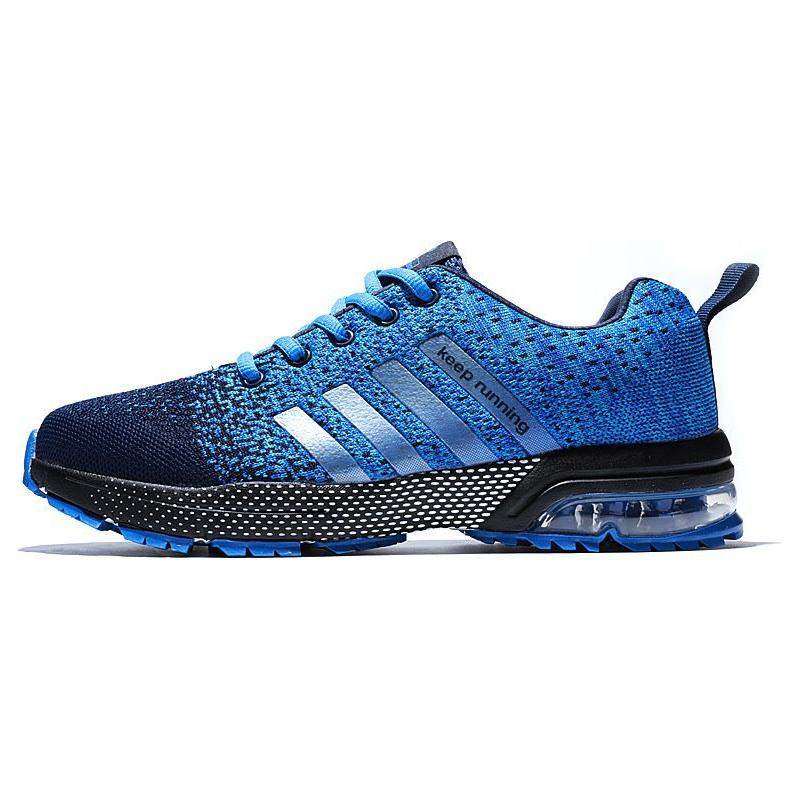 Large Size Fly Woven Running Air Cushion Sneakers Men's Summer