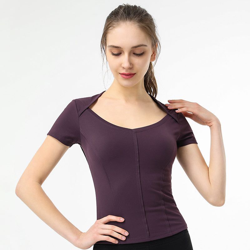 Beauty back yoga top