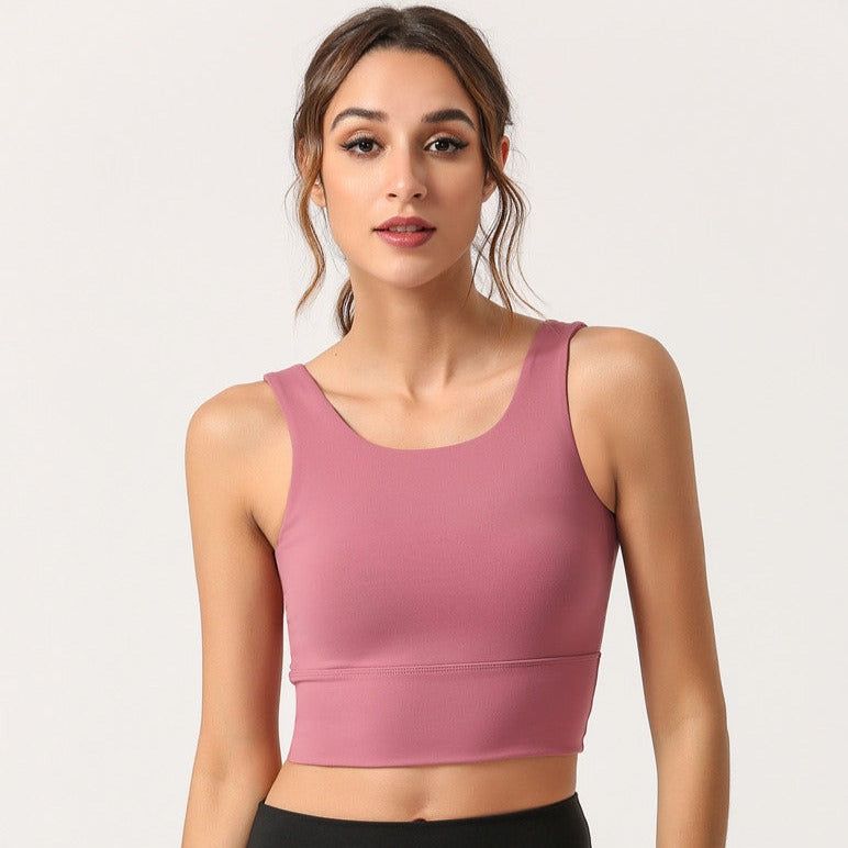 Solid Color Women's Yoga Vest