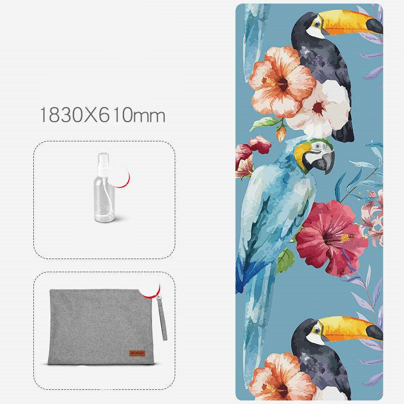 Multiple Design Anti-Skid Yoga Mat With Accessories (1, 1.2, 2.5)mm