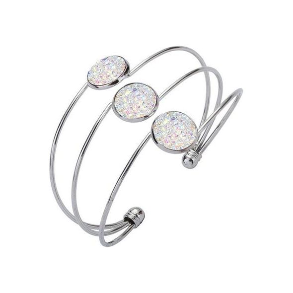 Yoga-Supreme Multi Color Druzy Bracelet