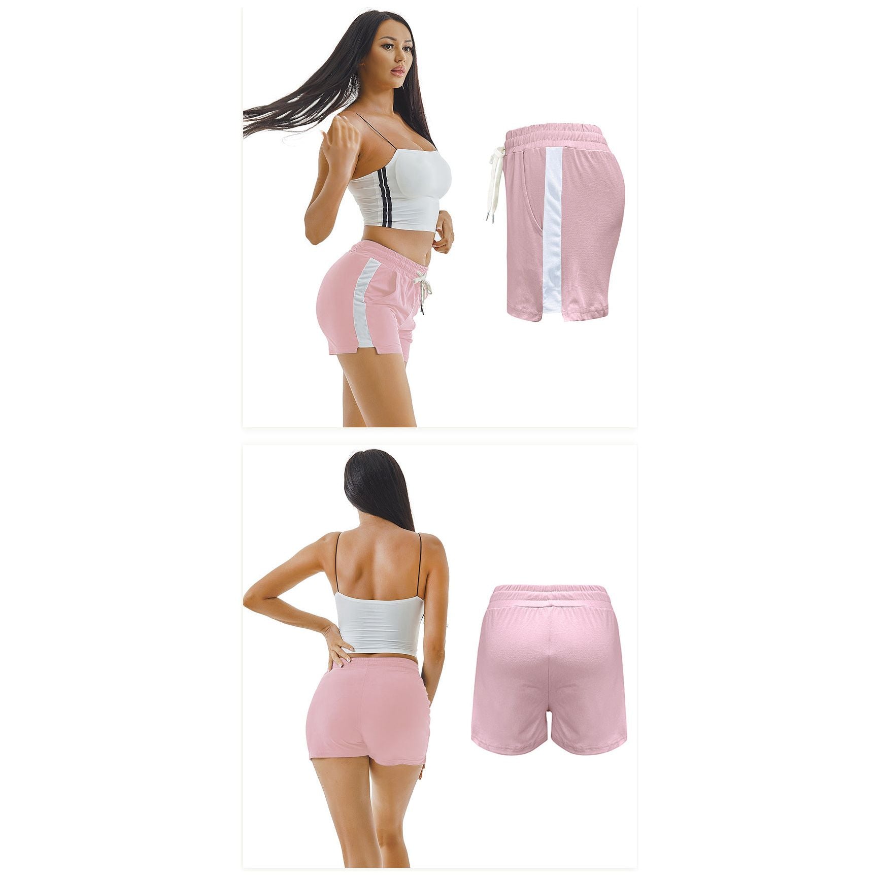 Summer Sports Shorts Gym Running Women Cycling Drawstring Shorts Workout