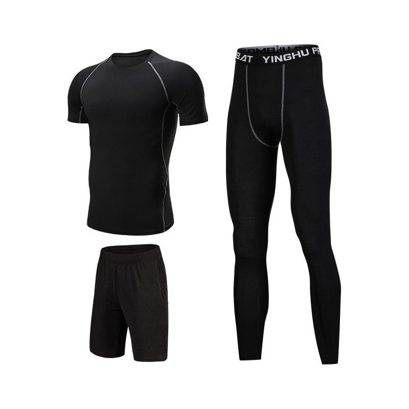 Running Workout Clothes Men 7Pcs Set