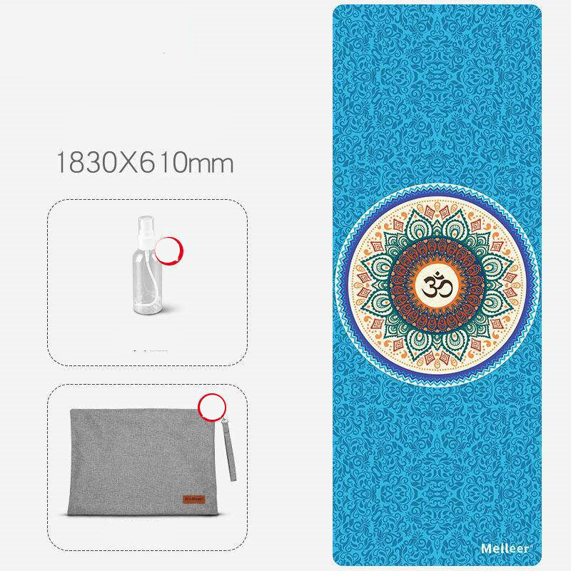 Multiple Design Anti-Skid Yoga Mat With Accessories (1, 1.2, 2.5)mm