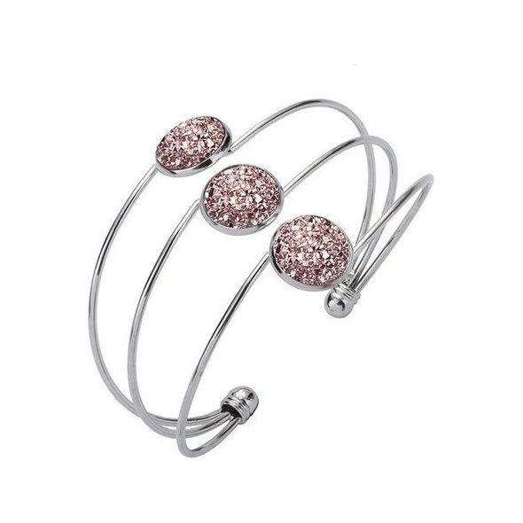 Yoga-Supreme Multi Color Druzy Bracelet
