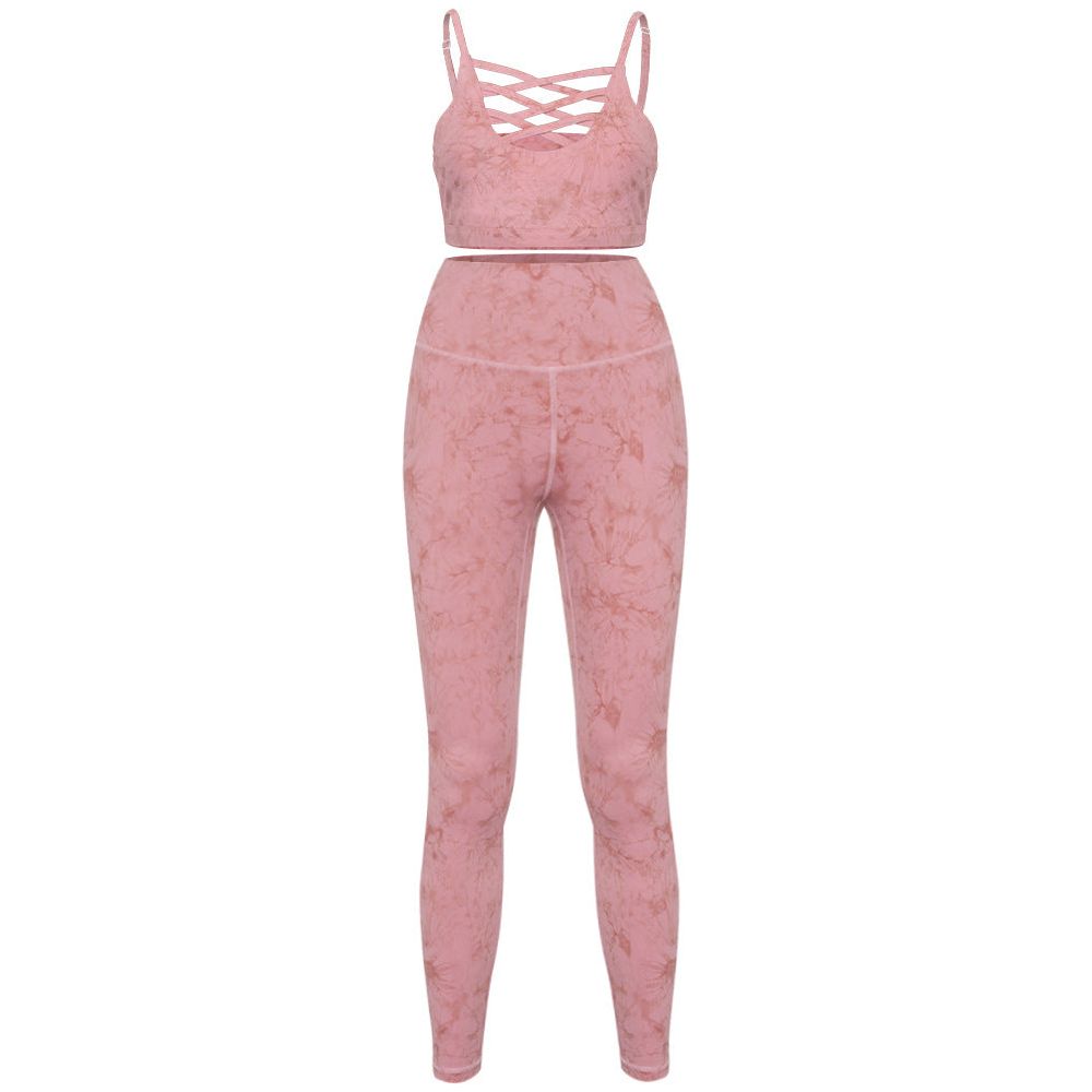 Tie Dye Yoga Sports Workout Suit