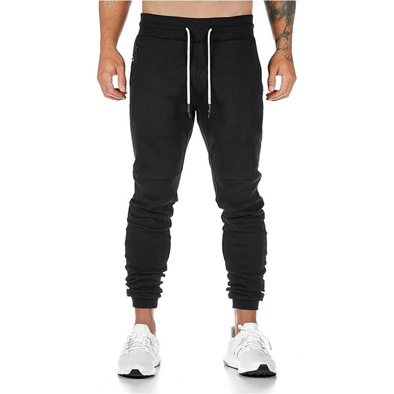 Solid Color Drawstring Track Pants