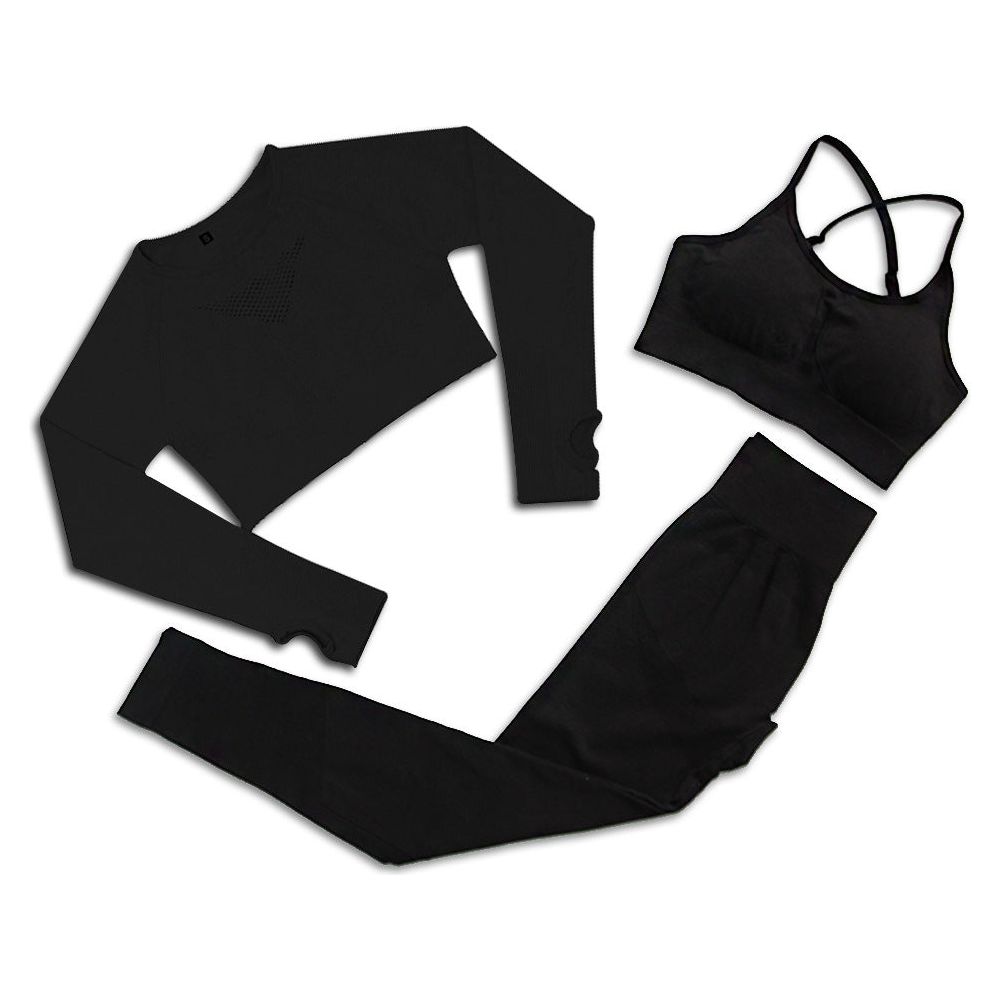 Women's Workout Outfit Yoga Bra + Pants