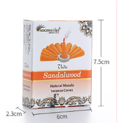 Natural Cone Incense Small Box